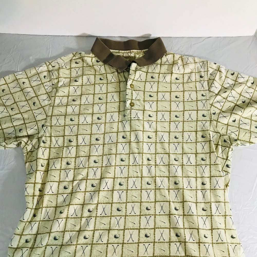 Natural Issue Polo Shirt Men's Golf Balls & Club
